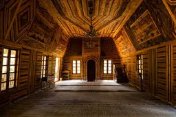 تصاویر / اولین مسجد چوبی مقاوم در برابر زلزله در جهان