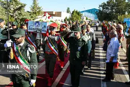 تصاویری از مراسم استقبال از پیکر مطهر شهید"حسن جنگجو"در تبریز