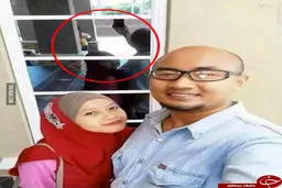 سلفی عاشقانه ترسناک/ عکس