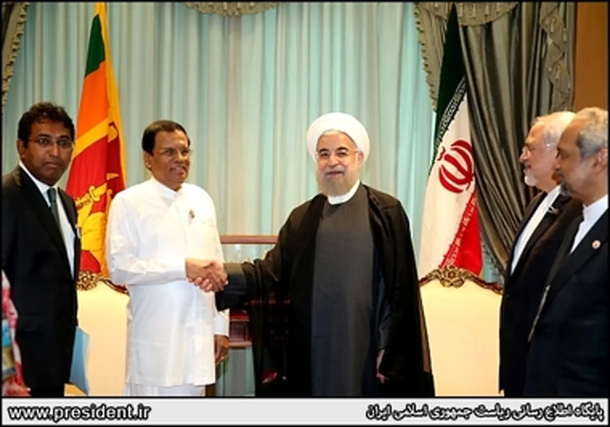 حاشیه های دیدار روحانی با رئیس جمهور سریلانکا/تصاویر