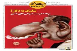 شلیک به دلار / کاریکاتور