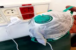 ماسکی که کرونا را با شارژر موبایل نابود می‌کند