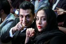 تصویری از اشکان خطیبی و همسرش که عروس علی پروین بود