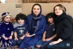 اینستاگرام: بهاره کیان افشار و شیلا خداداد در پشت صحنه هشتگ خاله سوسکه