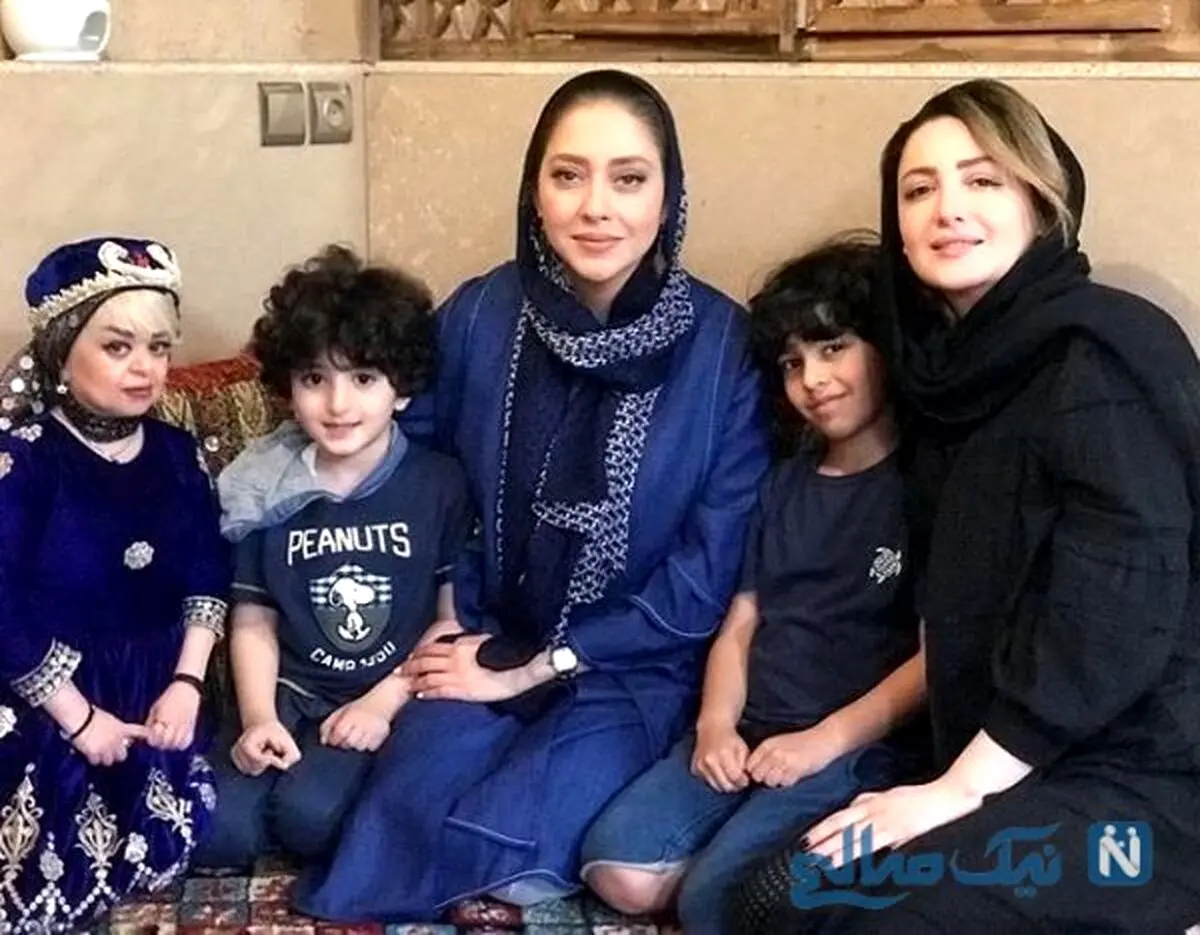 اینستاگرام: بهاره کیان افشار و شیلا خداداد در پشت صحنه هشتگ خاله سوسکه