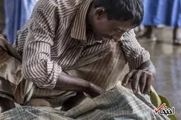 تصاویری دردناک از وداع غم انگیز با کودکان روهینگیایی غرق شده