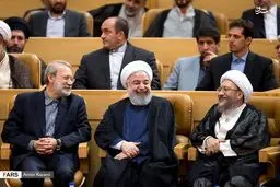 عکس/ خنده‌های سران قوا