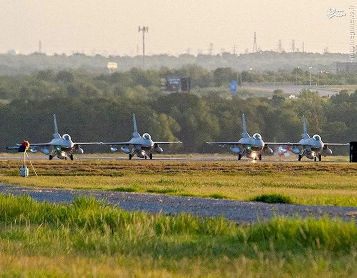 مصر جنگنده اف 16 تحویل گرفت+عکس