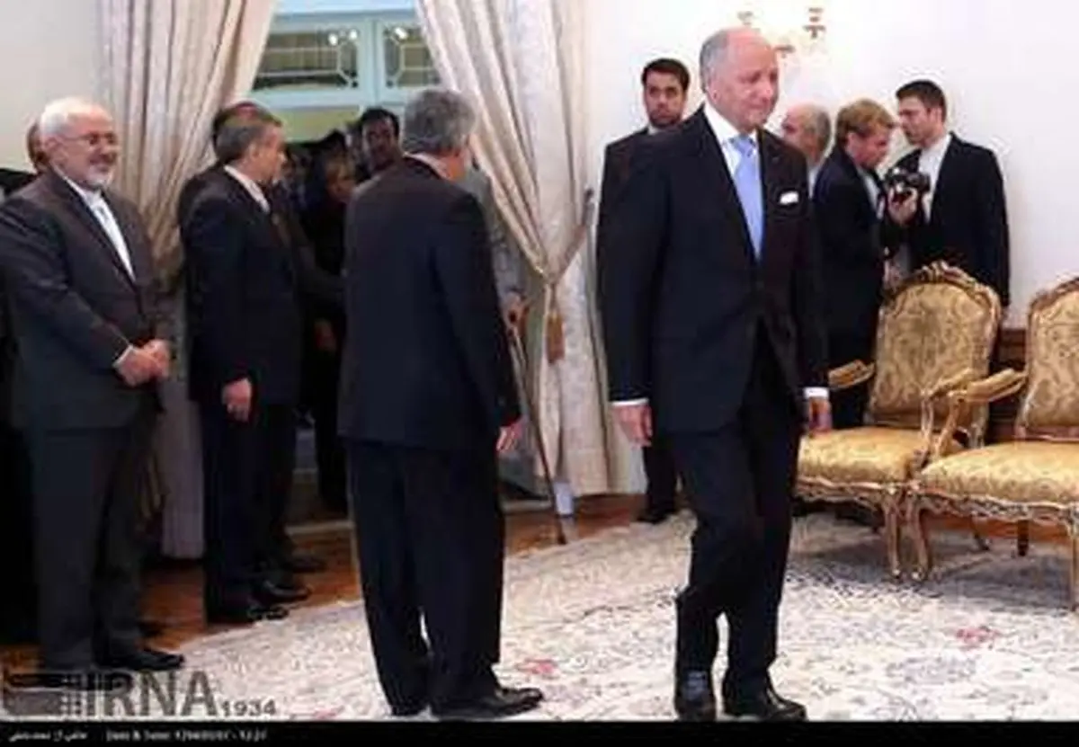 دیدار وزیر امور خارجه فرانسه با رییس جمهور/تصاویر