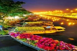 تصویری دیدنی از بازارهای شناور تایلند/ عکس