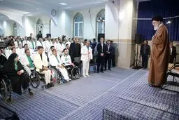 دیدار مدال‌آوران بازی‌های پاراآسیایی با رهبرمعظم انقلاب / تصاویر
