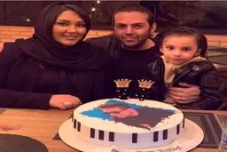 عماد طالب زاده در کنار خانواده/عکس