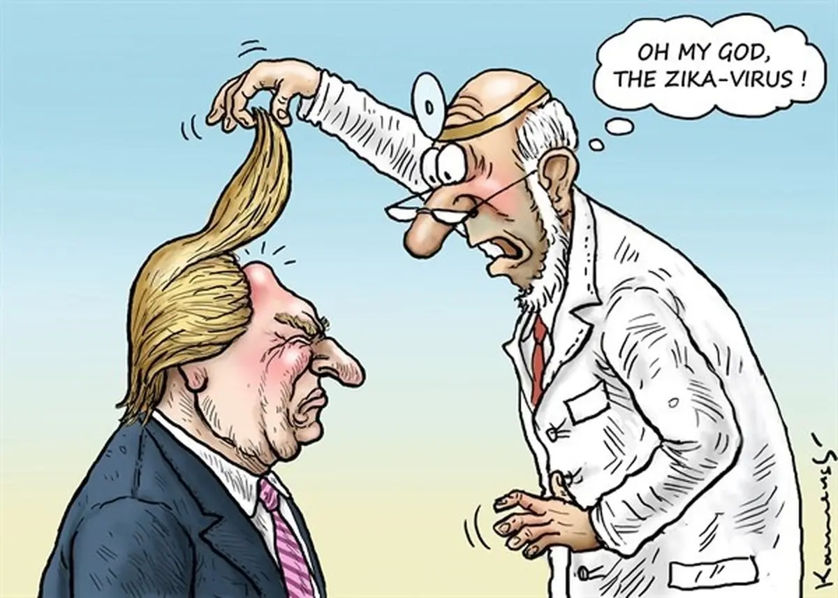 کاریکاتور/ نامزد مبتلا به زیکا!