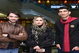 تصویری از علیرضا بیرانوند در کنار آقا و خانم بازیگر