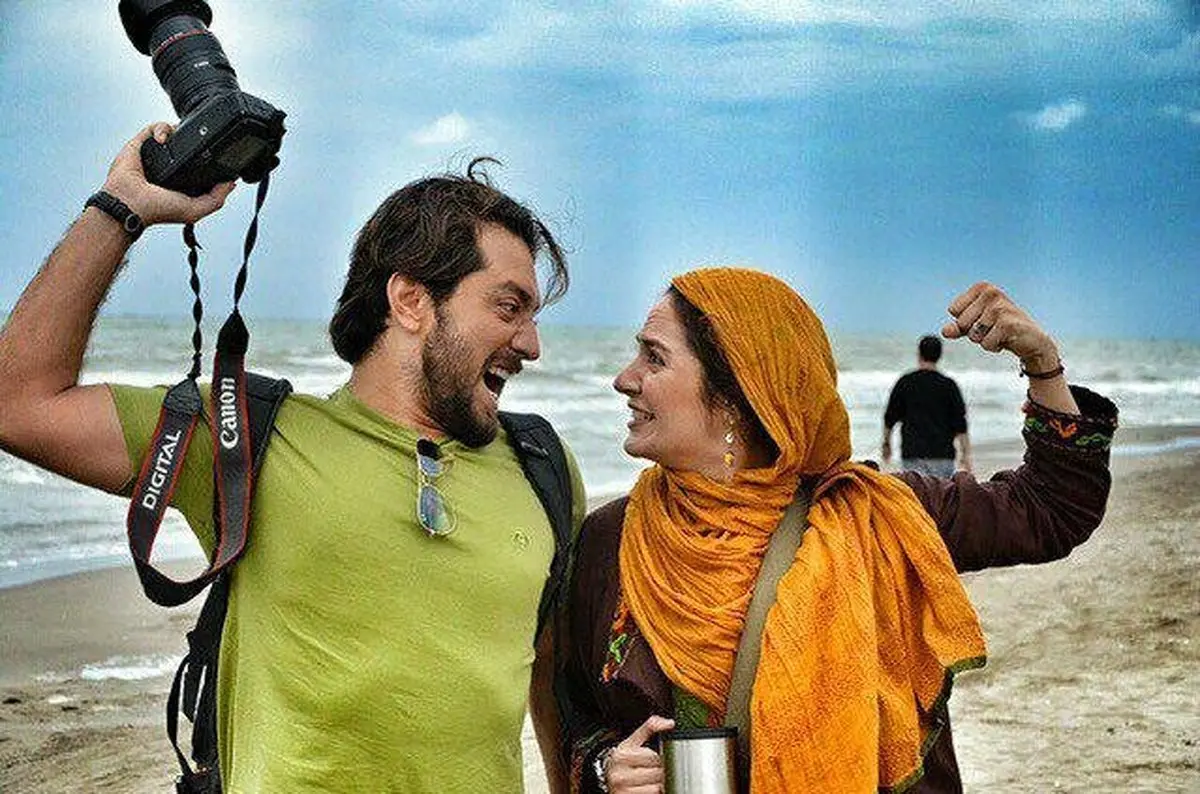 عکس/ تبریک بهرام رادان به مهناز افشار به مناسبت روز تولدش