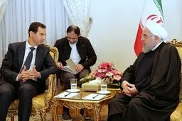 خبر مهم/ جنجال در سوریه بر سر نبود پرچم این کشور در جریان استقبال از اسد در ایران + عکس