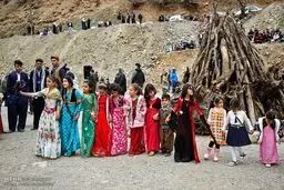تصاویری از جشن نوروز به سبک کردهای کرمانشاه