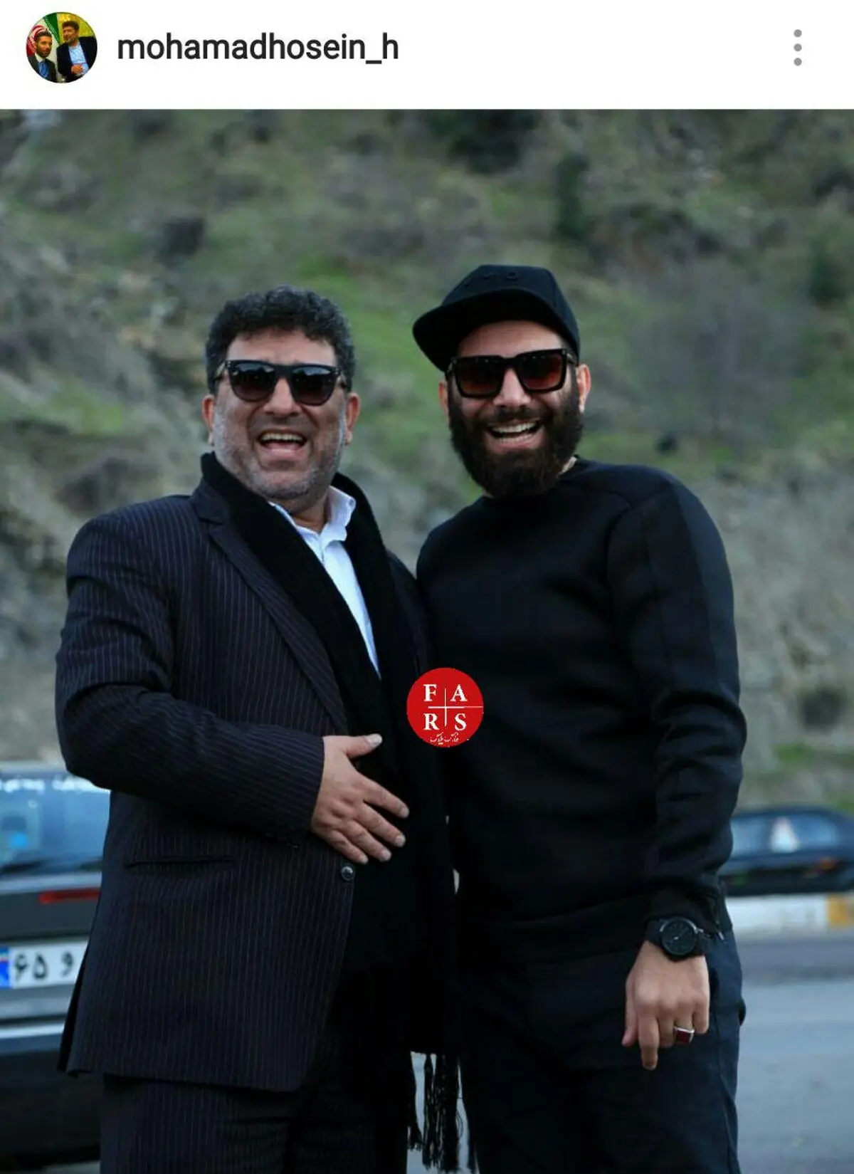 تصویر اینستاگرامی و متفاوت حدادیان و پسرش
