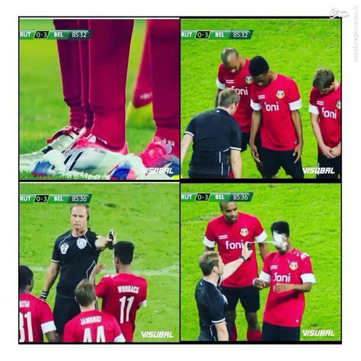 این داور با کسی شوخی ندارد!/ عکس