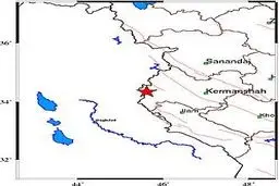 محل وقوع زمین لرزه کرمانشاه روی نقشه + عکس