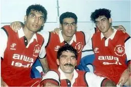 رختکن پرسپولیس در سال های دور/ عکس