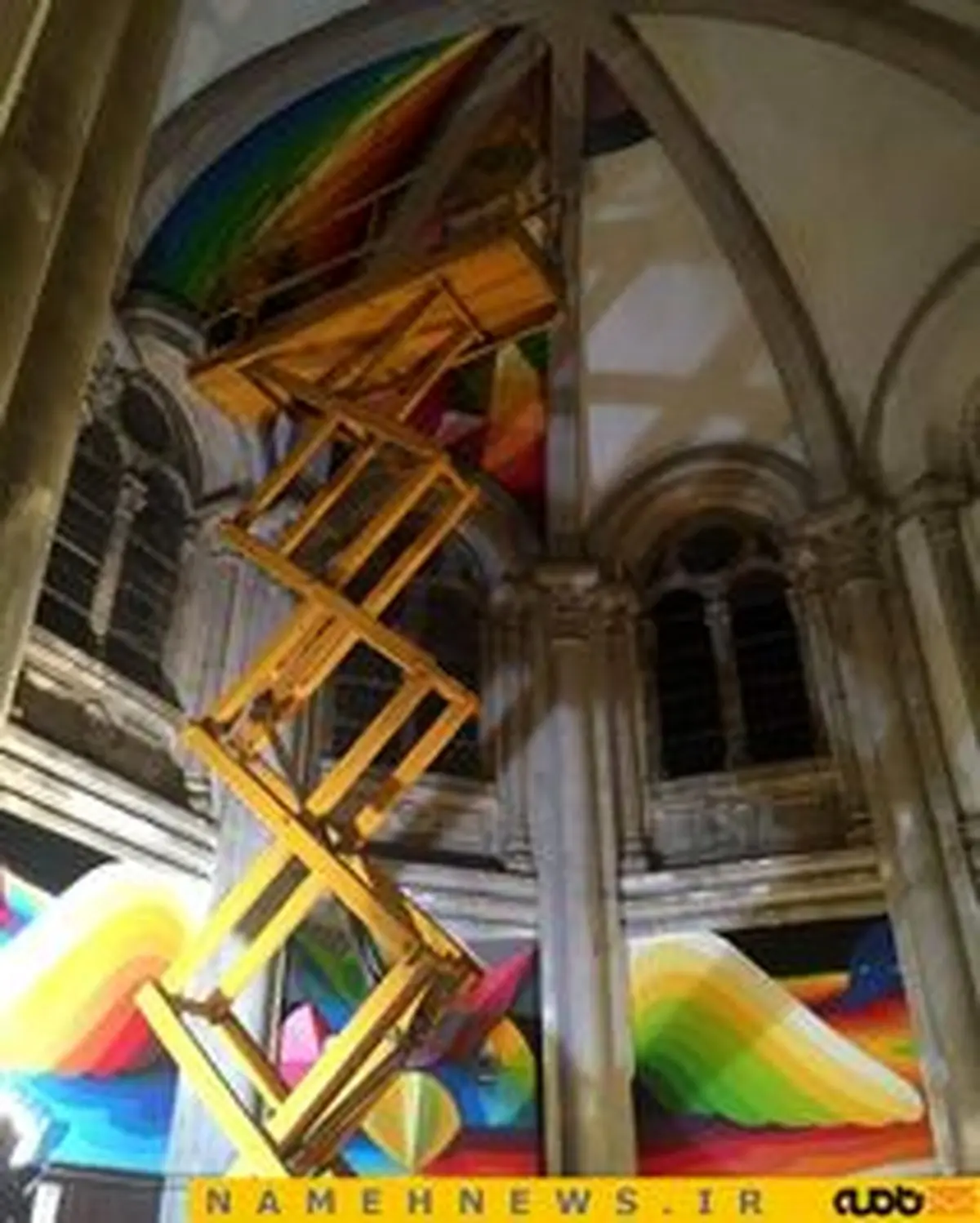 تبدیل کلیسا به پیست اسکیت!+تصاویر