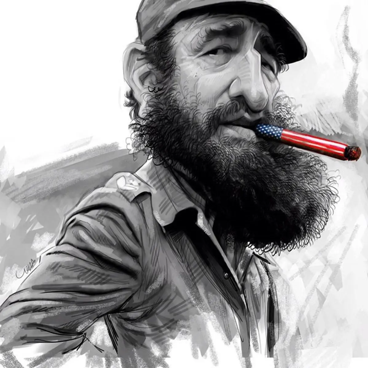 کاریکاتور/ اسطوره با سیگار برگ!