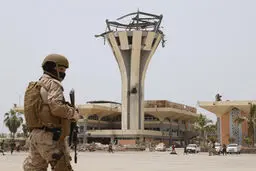 فرودگاه عدن در اشغال عربستان/تصاویر