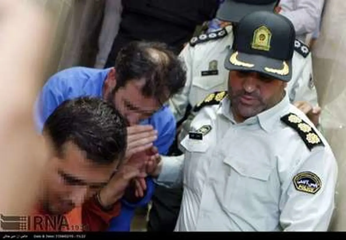 تصاویر بازسازی صحنه سرقت صرافی خیابان فردوسی