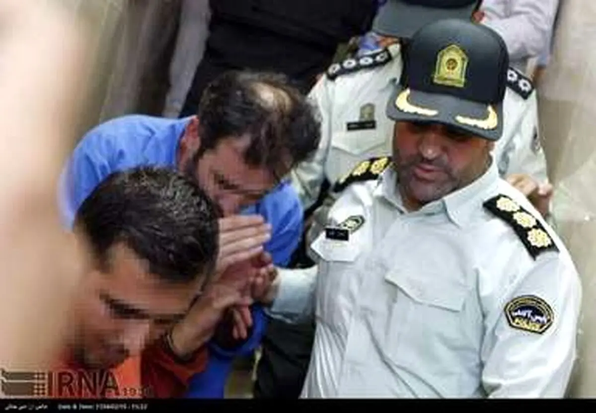 تصاویر بازسازی صحنه سرقت صرافی خیابان فردوسی