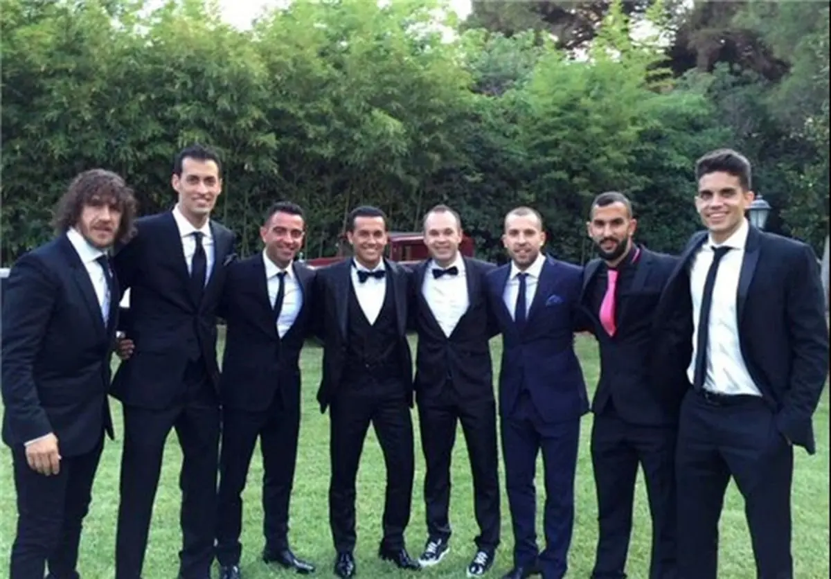 بارسایی ها در مراسم عروسی پدرو+عکس