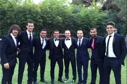 بارسایی ها در مراسم عروسی پدرو+عکس