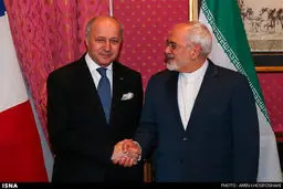 دیدار وزرای خارجه ایران و فرانسه به روایت تصاویر