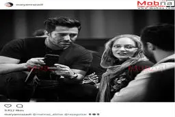 تیپ و ژست رضا گلزار به همراه مهناز افشار/ عکس