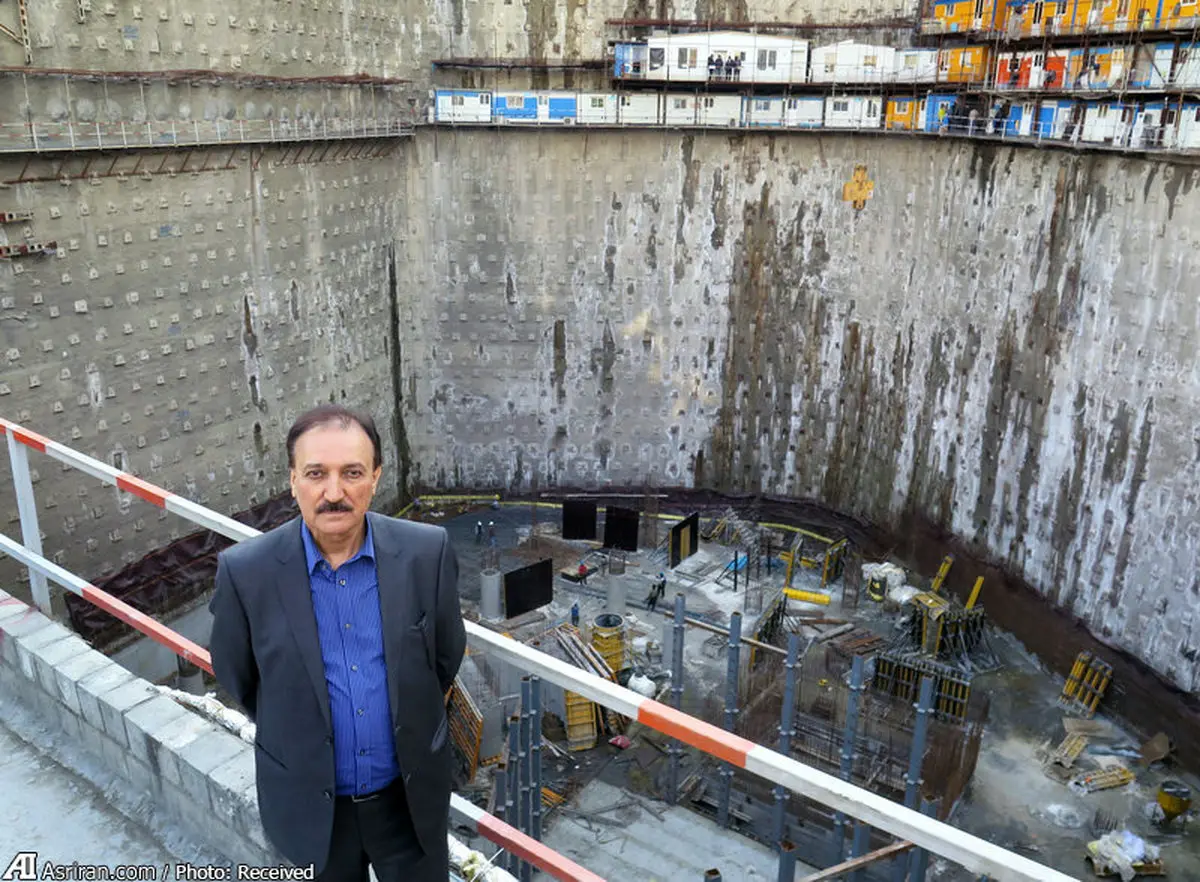 عملیات ساخت بزرگ ترین هتل ایران در شمال تهران +عکس