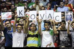 حمایت از کواچ به سبک هواداران ایرانی/ عکس