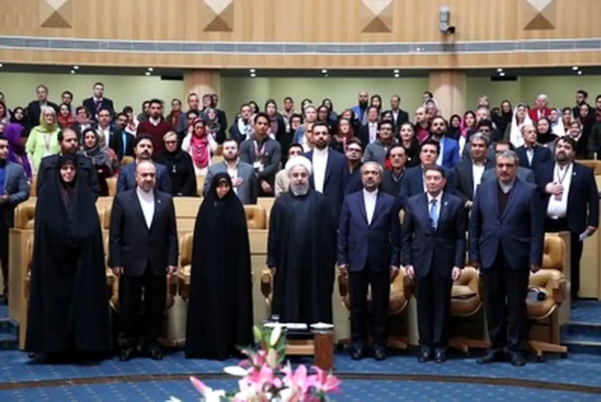 حواشی حضور ﻿روحانی در کنوانسیون راهنمایان گردشگری/تصاویر