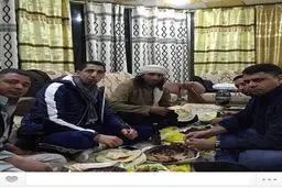 عکس/ کرار جاسم در عراق چه می خورد؟