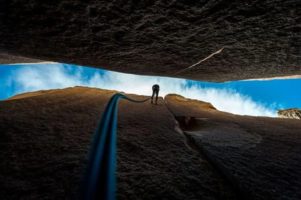 تلاش صخره نوردی در پارک ملی ” جاشوا تری”/عکس