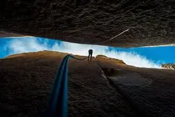 تلاش صخره نوردی در پارک ملی ” جاشوا تری”/عکس