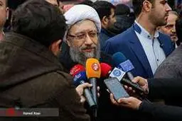 آیت الله آملی لاریجانی: مردم ایران تسلیم ناپذیر هستند/ ایران قدرت برتر منطقه است/ مقاومت در منطقه به ایران اتکا دارد