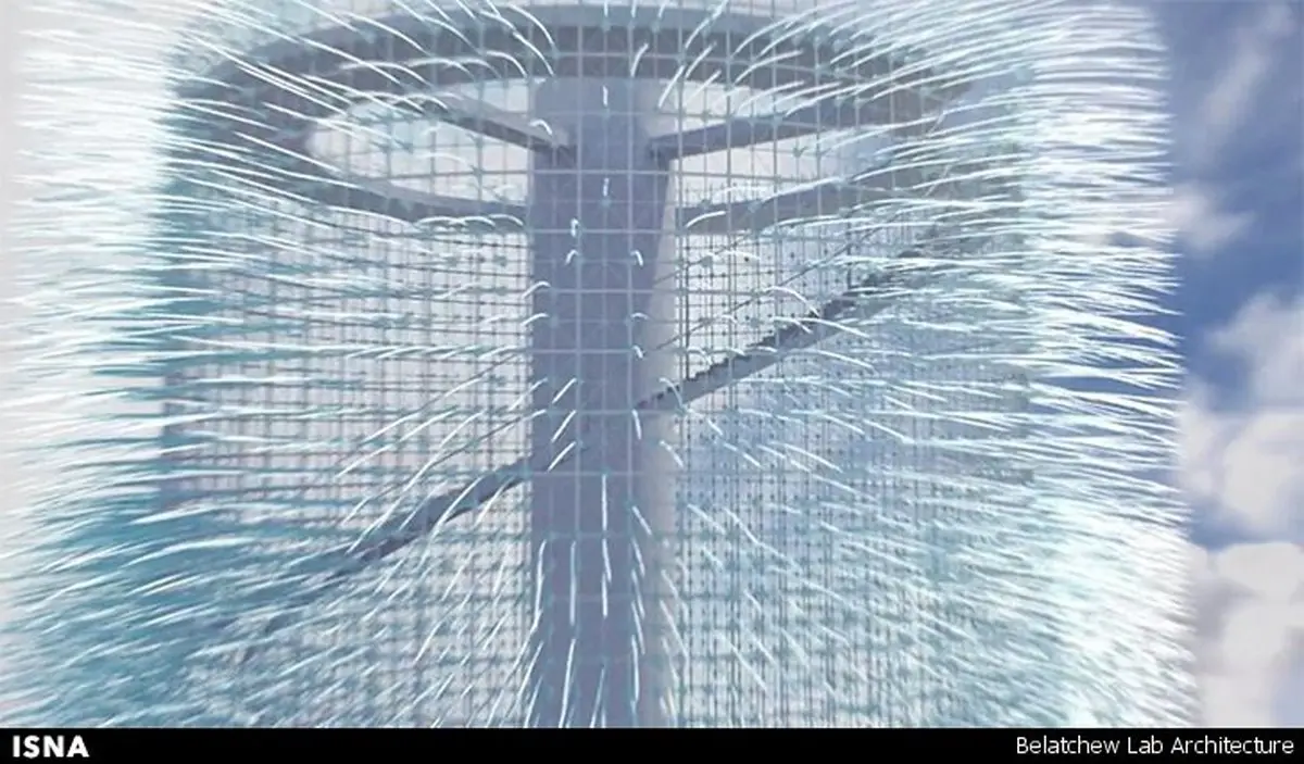 آسمانخراشی با پوشش مو مانند + تصاویر