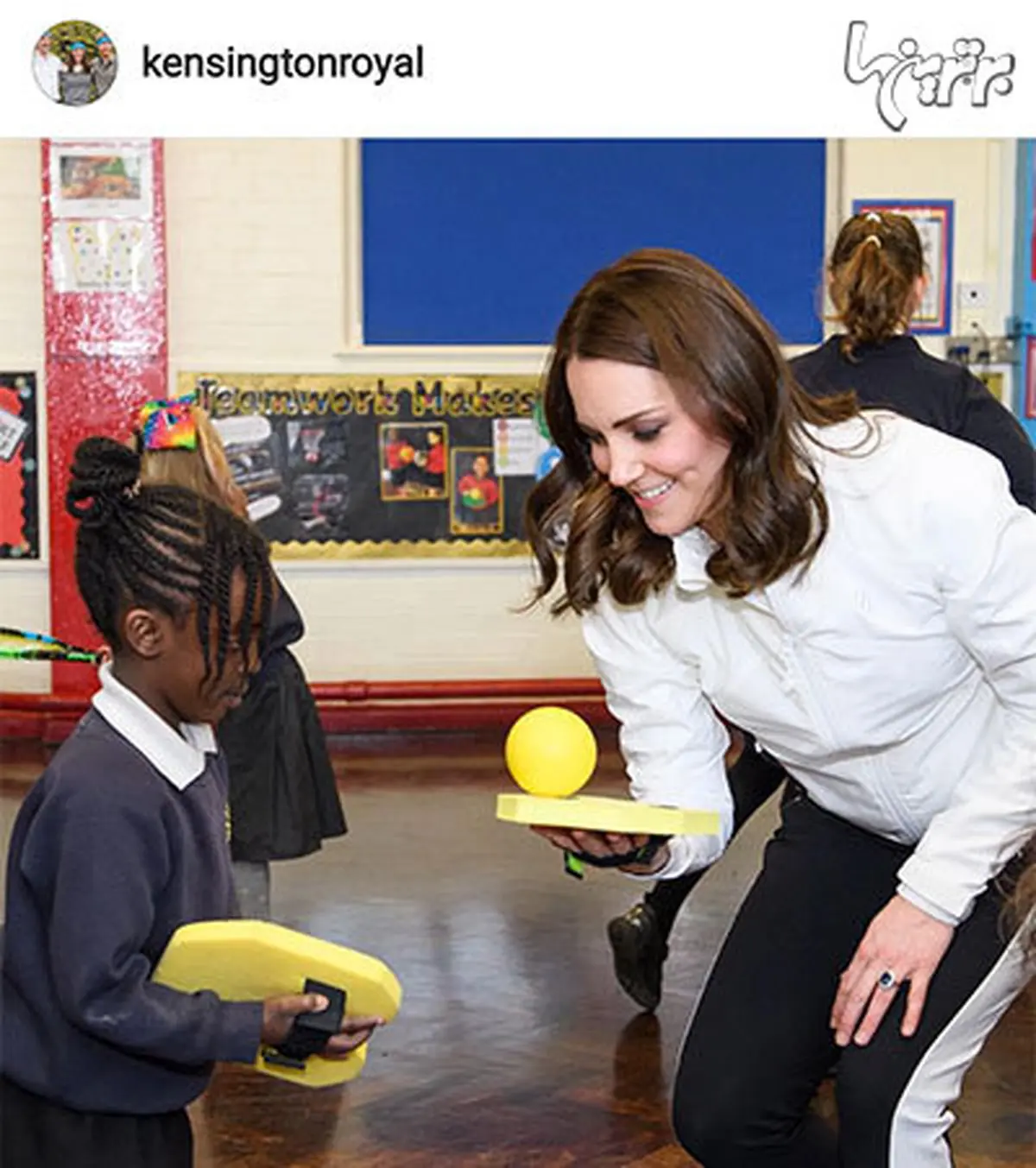 تصویری از عروس خانواده سلطنتی انگلیس در مدرسه ابتدایی