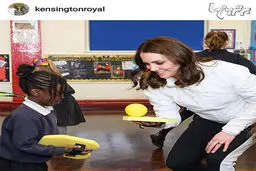 تصویری از عروس خانواده سلطنتی انگلیس در مدرسه ابتدایی