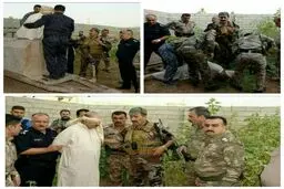 لحظه بازداشت پسرخاله صدام حسين/عکس