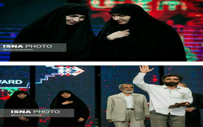 دختر قاسم‌سلیمانی و عماد مغنیه درجشنواره بین‌المللی فیلم مقاومت/عکس