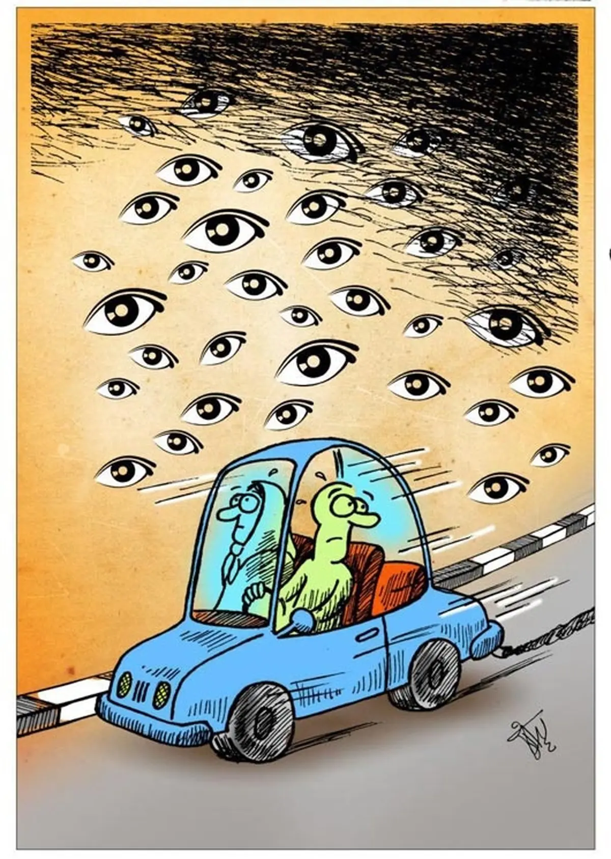 7هزار پلیس نامحسوس!/ کاریکاتور