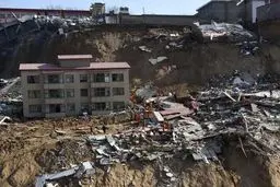 رانش مرگبار زمین در چین/تصاویر