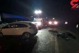 تصویری دردناک از اجساد اعضای یک خانواده وسط جاده قزوین