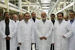 تصاویر بازدید ظریف از نطنز و فردو